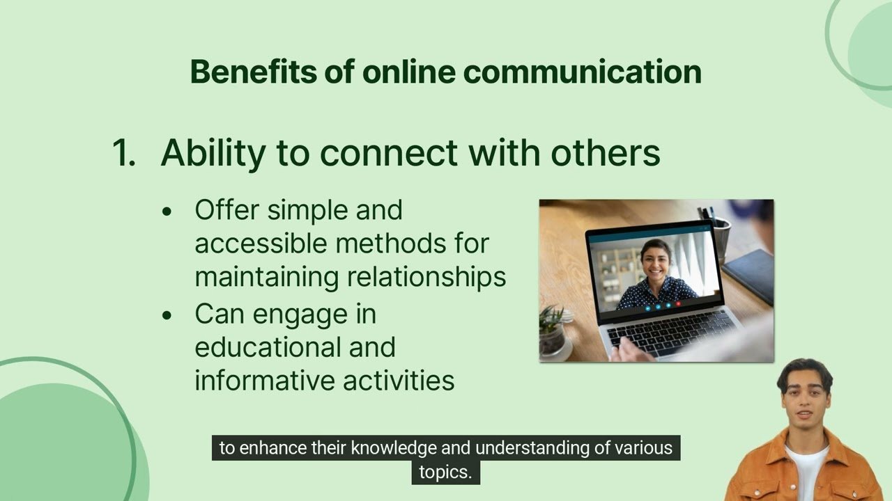 Benefits of communication methods